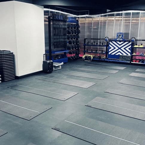 Class studio at Elevated Fitness
